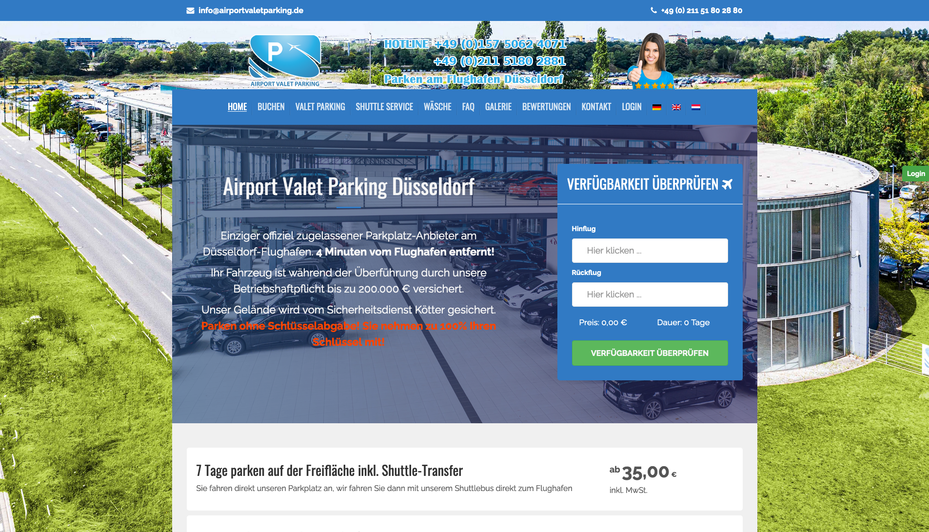 Parkwin Referenz Airport Valet Parking